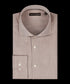 Royal light brown oxford overhemd met wide spread kraag