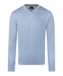Lichtblauwe pullover met V-neck
