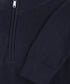 Navy half-zip met structuur