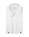 Wit oxford smoking shirt