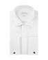 Wit oxford smoking shirt