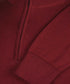 Bordeauxrode half-zip met geribde boorden