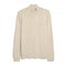 Beige halflange zip van lamswol van Original Penguin