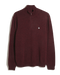 Brique halflange zip van lamswol