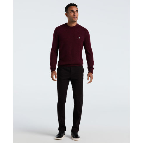 Brique pullover met ronde hals van lamswol