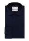 Uni navy katoenen overhemd
