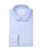 Blauw geruit overhemd met lichte knopen