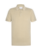 Woestijnbeige polo met korte mouw