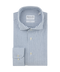 Blauw-wit gestreept overhemd met lichte knopen