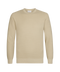 Zandbeige trui met ronde hals en structuur