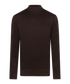 Donkerbruine pullover met crewneck