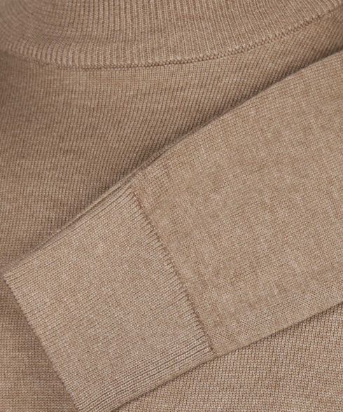 Coffee pullover met crewneck
