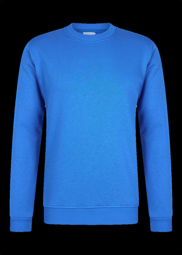 Felblauwe sweatshirt