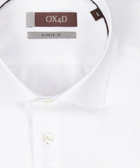 Wit royal twill overhemd (Extra lange mouwen)