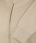 Beige vest met zipper