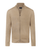 Taupe vest met zipper